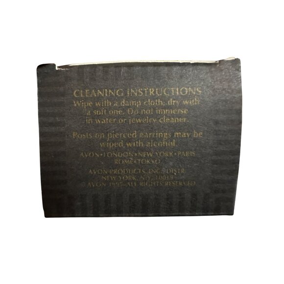 Avon Apple Brooch Gold Tone With Red Rhinestones Gift For Educators #1 Teacher - Picture 6 of 8